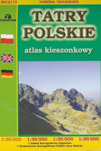 Książka - Atlas kieszonkowy - Tatry Polskie 1:30 000