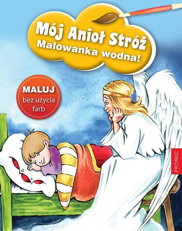 Książka - Mój Anioł Stróż - malowanka wodna