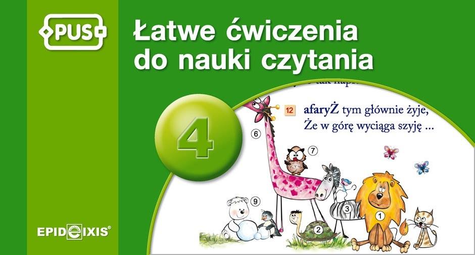 PUS Łatwe ćwiczenia do nauki czytania część 4