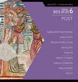 Książka - Lekcja religii 6. Post. Książka z płytą DVD