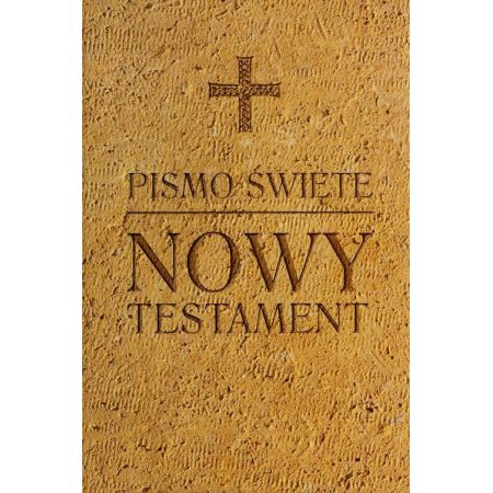 Książka - Pismo Święte Nowy Testament (brązowe)