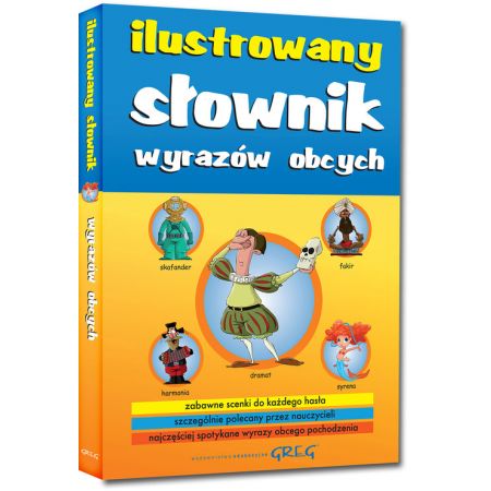 Książka - Ilustrowany słownik wyrazów obcych