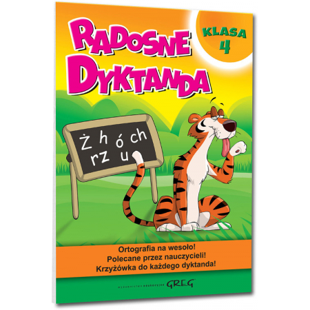 Książka - Radosne dyktanda. Klasa 4