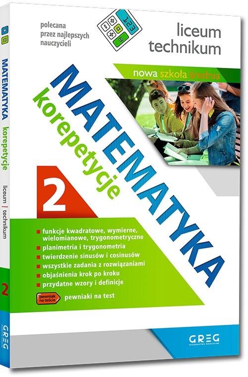Książka - Matematyka - korepetycje, liceum cz.2