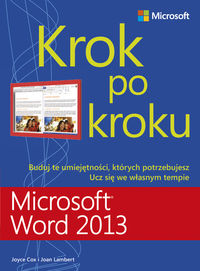 Książka - Microsoft Word 2013 Krok po kroku