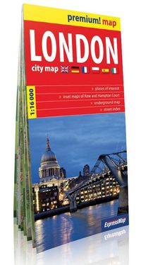 Książka - Premium! map London (Londyn) 1:16 000 plan miasta