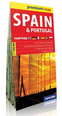 Książka - Premium! map Spain and Portugal Road Map