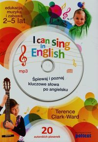 Książka - I can sing in english + CD