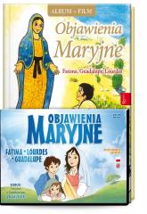 Książka - Objawienia Maryjne. Fatima, Lourdes, Guadalupe + DVD