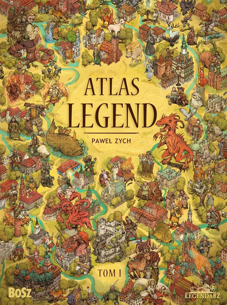Książka - Atlas legend T.1 w.2024