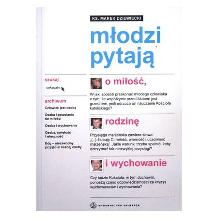 Książka - Młodzi pytają o miłość, rodzinę i wychowanie