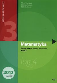 Książka - Matematyka LO 3 podr. ZP Świda NPP  OE