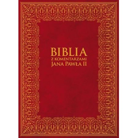 Książka - Biblia z komentarzami Jana Pawła II Obwoluta