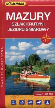 Książka - Mazury Szlak Krutyni Jezioro Śniardwy m.tur./Compass/1:60000/