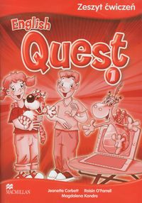 Książka - Język angielski English Quest 1 ćwiczenia Edukacja wczesnoszkolna