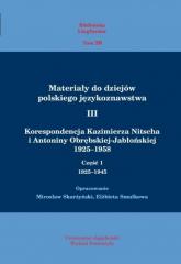 Książka - Materiały do dziejów pol. językoznawstwa 3 T.1-2