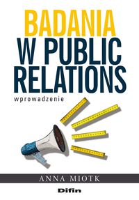 Książka - Badania w public relations. Wprowadzenie