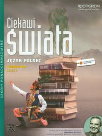Książka - Ciekawi Świata J.Polski 4 ZPiR Szkoła Ponadgimnazjalna podręcznik 2013