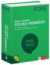 Książka - Wielki słownik polsko-niemiecki PONS