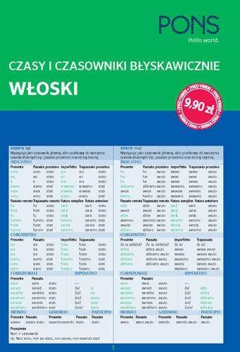 Czasy i czasowniki błyskawicznie. Włoski