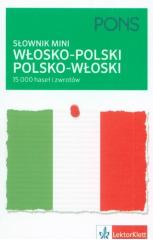 Książka - Słownik mini włosko-polski, polsko-włoski 15 000 haseł i zwrotów