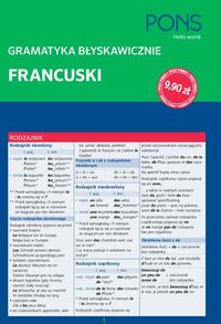 Książka - Gramatyka błyskawicznie. Francuski PONS