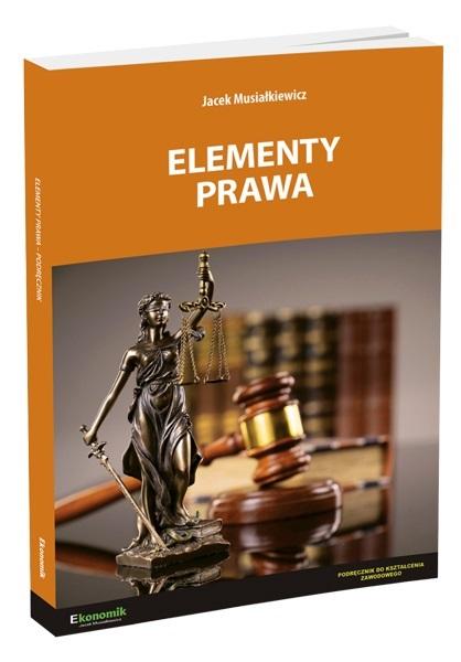 Książka - Elementy prawa podręcznik w.2023