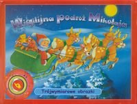 Wigilijna podróż Mikołaja. Trójwymiarowe obrazki