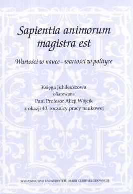 Książka - Sapientia animorum magistra est
