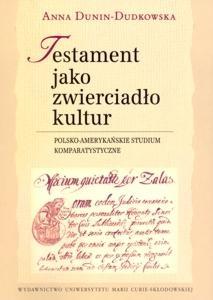 Książka - Testament jako zwierciadło kultur.