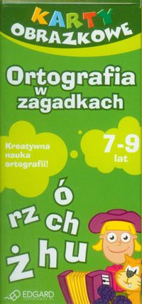 Książka - Karty obrazkowe ortografia w zagadkach7