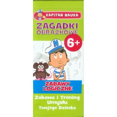 Książka - Zagadki obrazkowe. Zabawy logiczne