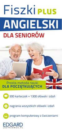 Książka - EDGARD Angielski - Fiszki PLUS - Angielski dla seniorów