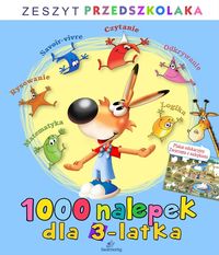Książka - 1000 nalepek dla 3-latka