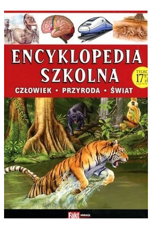 Książka - Encyklopedia szkolna. Człowiek-przyroda-świat