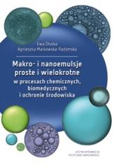 Książka - Makro- i nanoemulsje proste i wielokrotne...
