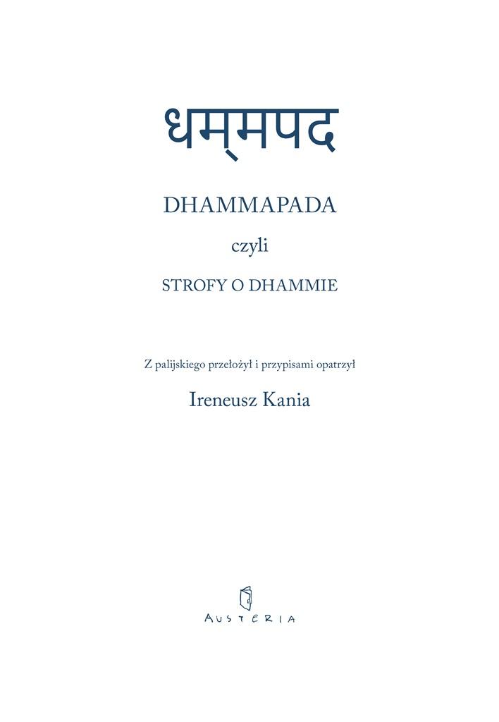 Dhammapada czyli Strofy o Dhammie