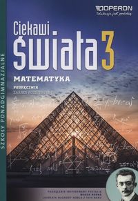 Książka - Ciekawi świata. Matematyka 3. Podręcznik. Zakres rozszerzony. Szkoły ponadgimnazjalne