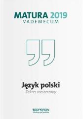 Książka - Vademecum. Matura 2019. Język polski. Zakres podstawowy i rozszerzony