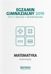 Książka - Egzamin gimnazjalny - Testy matemat. 2019 OPERON