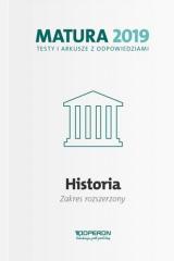 Książka - Historia. Matura 2019. Testy i arkusze. Zakres rozszerzony