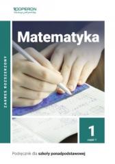 Książka - Matematyka 1. Podręcznik. Część 1. Zakres rozszerzony. Szkoła ponadpodstawowa