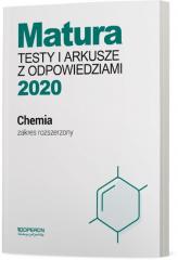 Książka - Matura 2020 Chemia. Testy i arkusze z odpowiedziami. Zakres rozszerzony