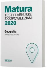 Książka - Matura 2020 Geografia. Testy i arkusze z odpowiedziami. Zakres rozszerzony