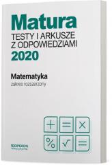 Książka - Matura 2020 Matematyka. Testy i arkusze maturalne. Zakres rozszerzony