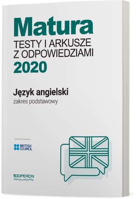 Książka - Matura 2020 Język angielski. Testy i arkusze maturalne. Zakres podstawowy