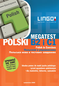 Książka - polski b2 i c1 megatest polish in exercises