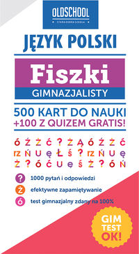 Książka - LINGO Fiszki Gimnazjalisty - Język polski