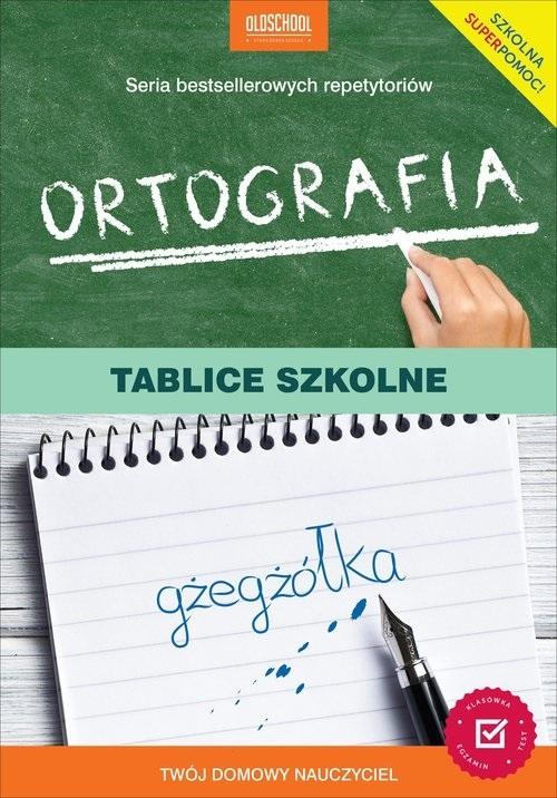 Książka - Ortografia. Tablice szkolne w.2023