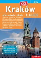 Książka - Kraków atlas miasta i okolic 1:16 000 + 19 miast